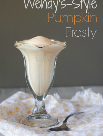 Who doesn't love a nice cold Wendy's Frosty Dessert? Try this recipe for a pumpkin frosty!