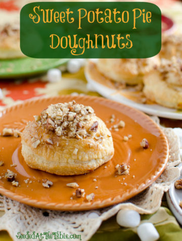 Sweet Potato Pie Pastry Donuts by SeededAtTheTable.com