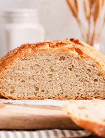 sliced artisan bread